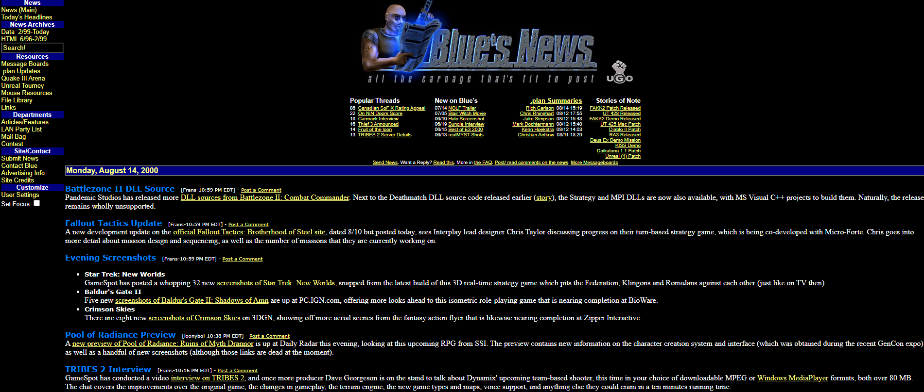Blue's News
