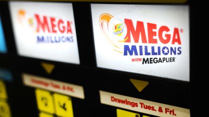Mega Millions ticket machine
