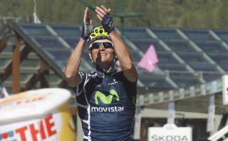 Vasili Kiryienka (Movistar Team) takes the second Giro stage of his career