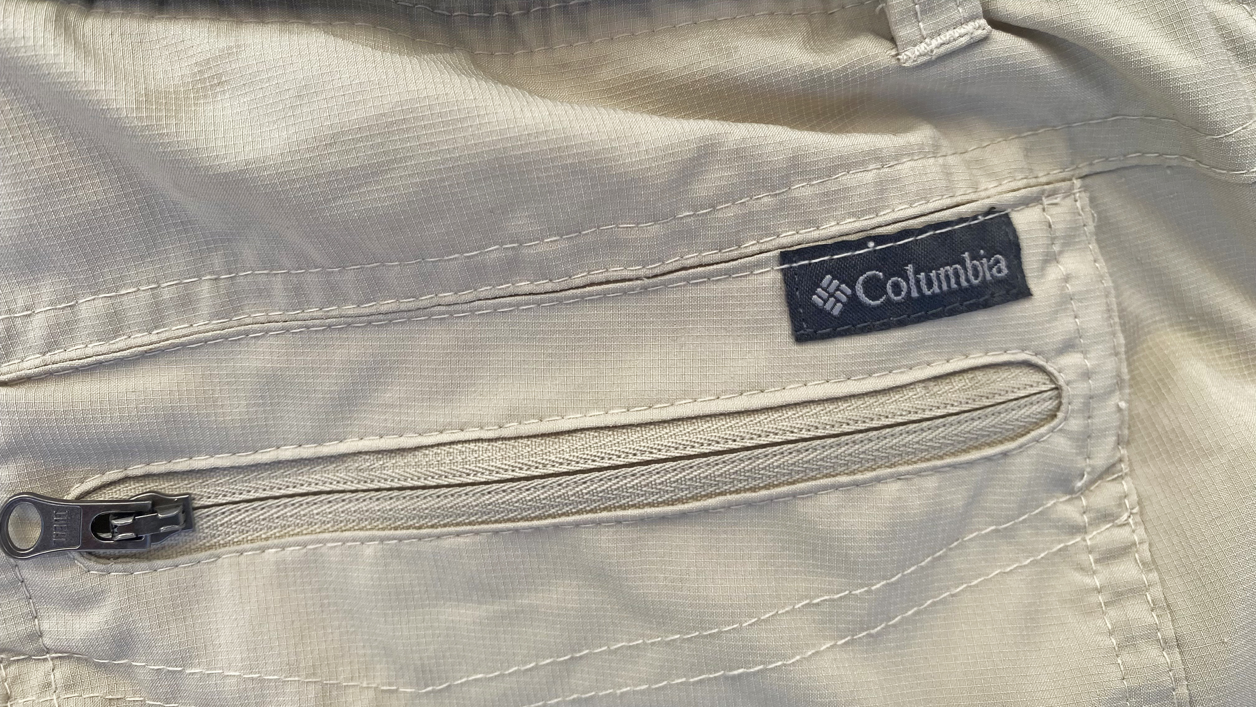 Columbia Skien Valley Cargo Hiking Trousers, showing a zipped pocket