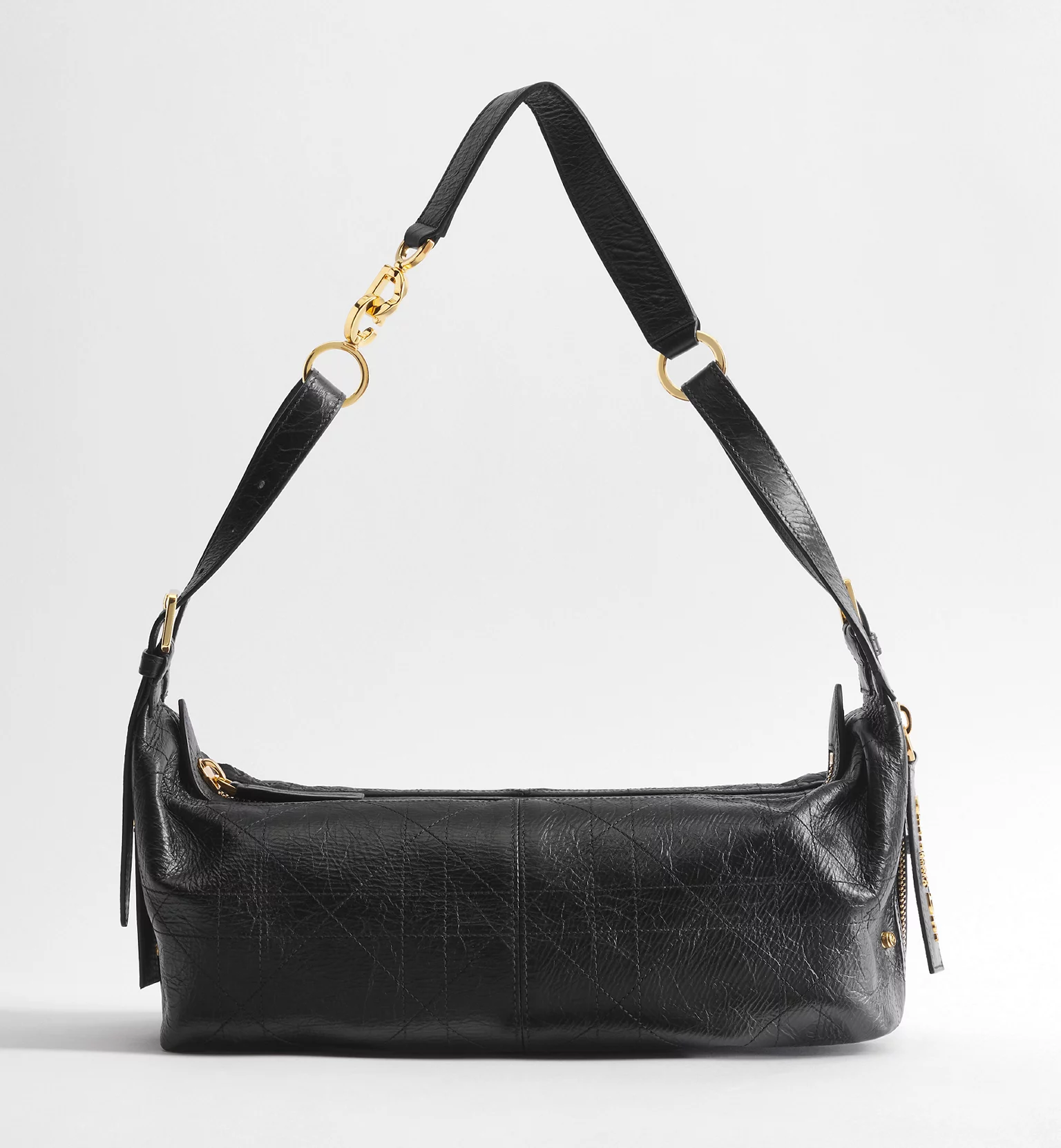 Dior, Medium D-Journey Bag in Crinkled Calfskin