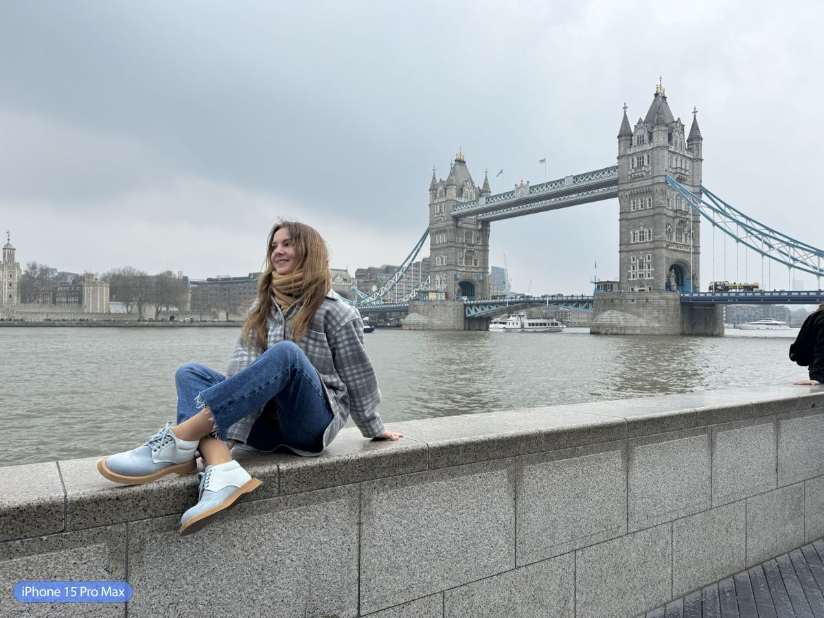 Apple iPhone 15 Pro Max main sensor Vic Tower Bridge