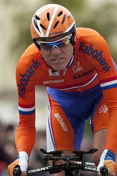 Koos Moerenhout from the Netherlands hits the line in sixth place in Geelong.