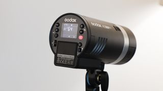 Godox Ad300Pro flash close up photo of buttons
