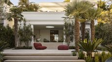 Viewed from the garden, Queen presents itself as a quietly confident composition where architecture, landscape and design exist in perfect balance.