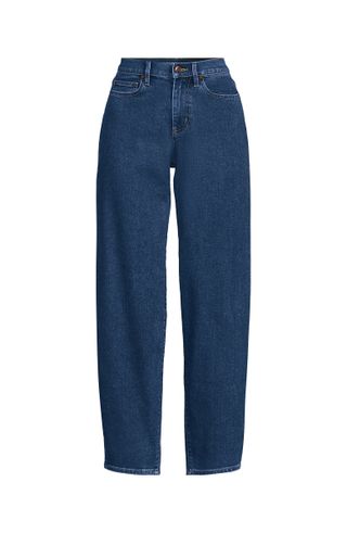 Lands' End, Recover High Rise Barrel Leg Ankle Jeans