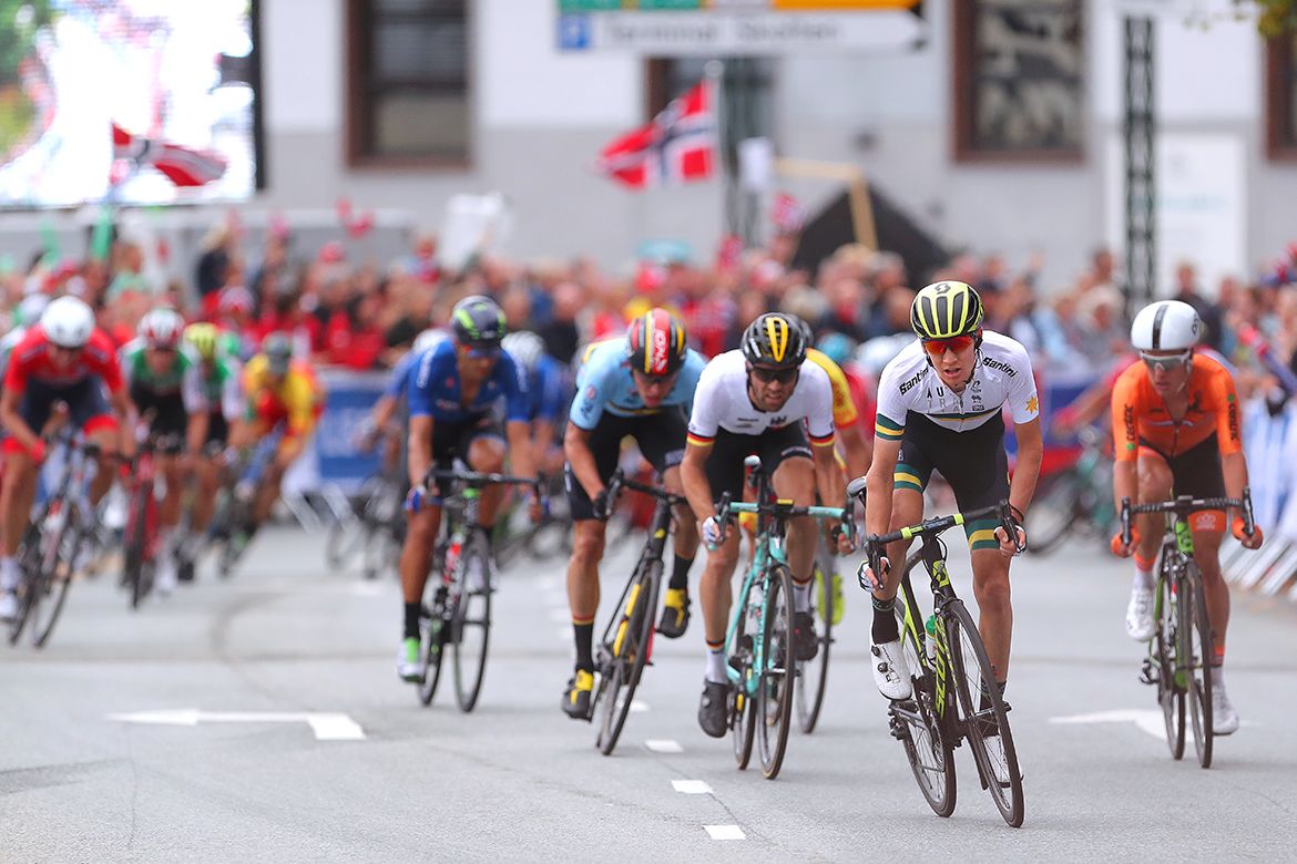 Jack Haig (Australia) pushing the pace