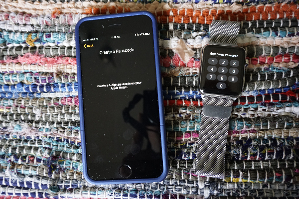 how to type a 0 on apple watch