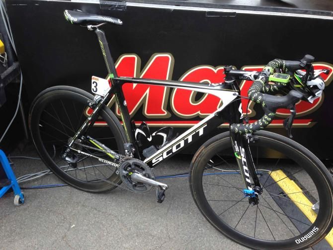 Luke Durbridge (Orica GreenEdge) and his other race winning Scott