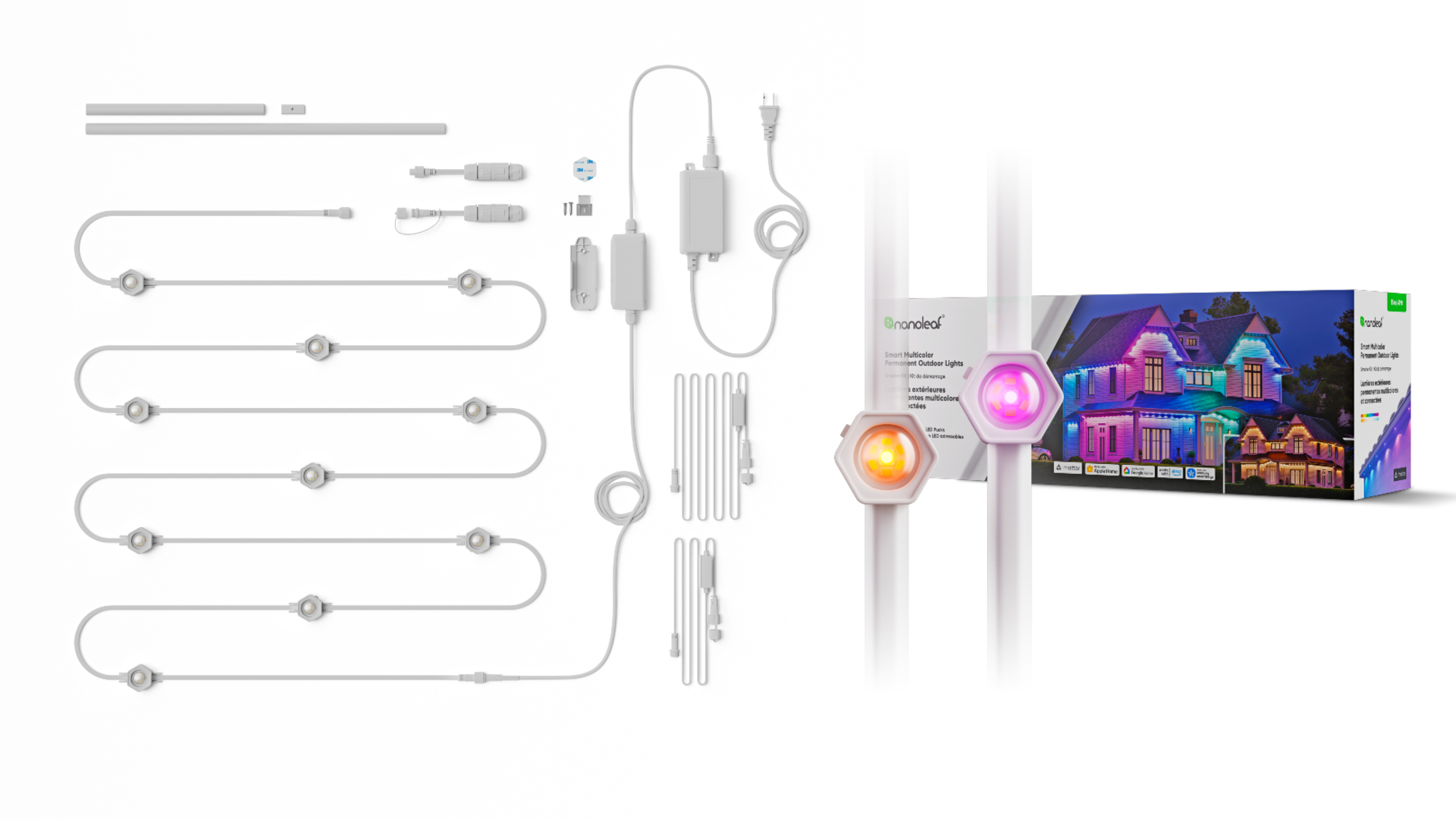 Nanoleaf Smart Multicolor Permanent Outdoor Lights