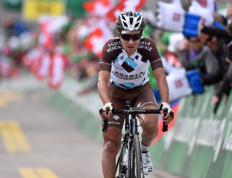 Domenico Pozzovivo (AG2R La Mondiale) finished second