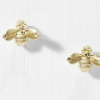 Recreate Kate's Look | Beelii Bee Earrings in Gold Colour - £30 They might not be identical to the Duchess of Cambridge's Manchester earrings, but these beautiful gold-toned studs feature intricate design details. Simple but stunning why not give these a go?