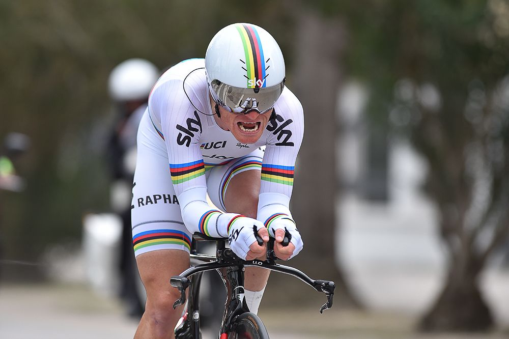 World champion Vasil Kiryienka (Team Sky)