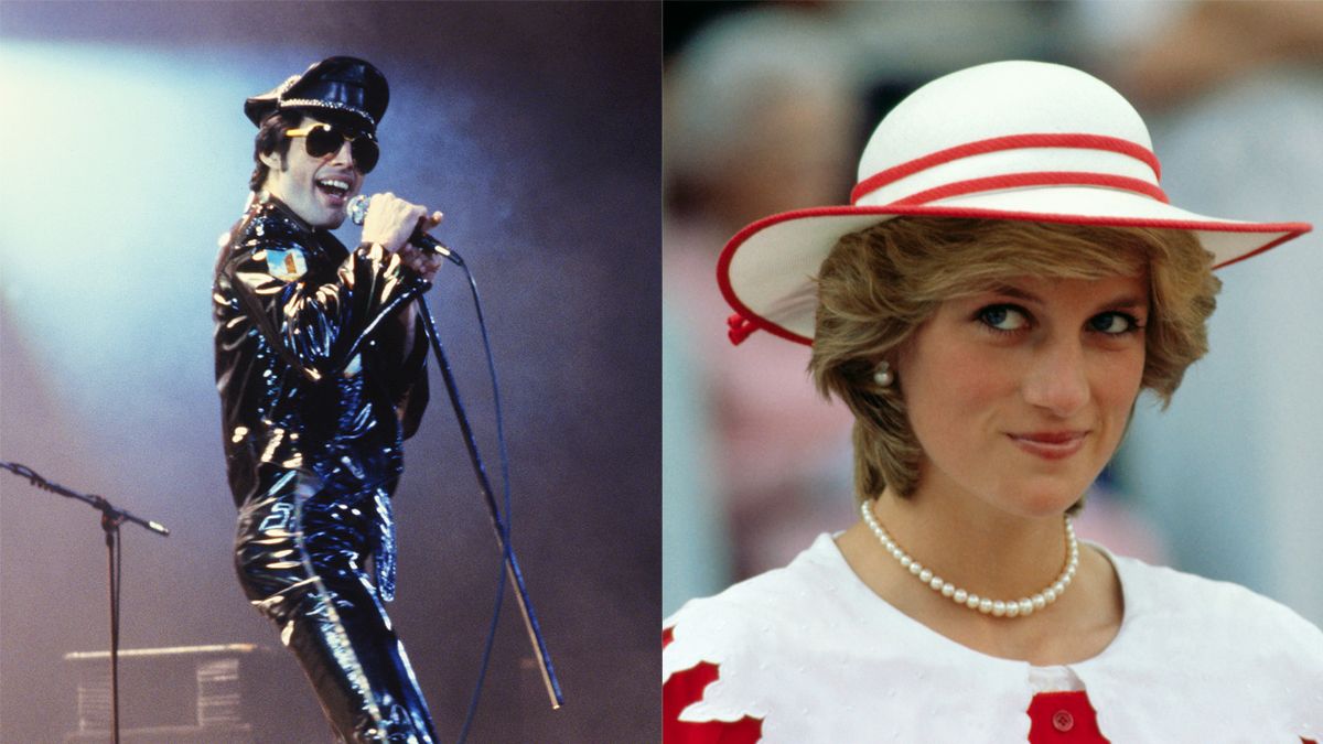 Freddie Mercury and Princess Diana