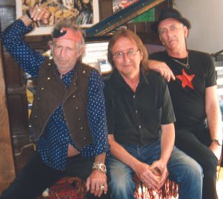 Keith Richards, manager Ian Grant and Alan Clayton