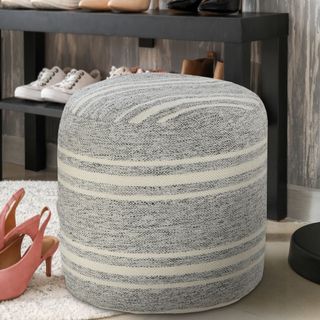 Newton Recycled Yarn Outdoor Pouf