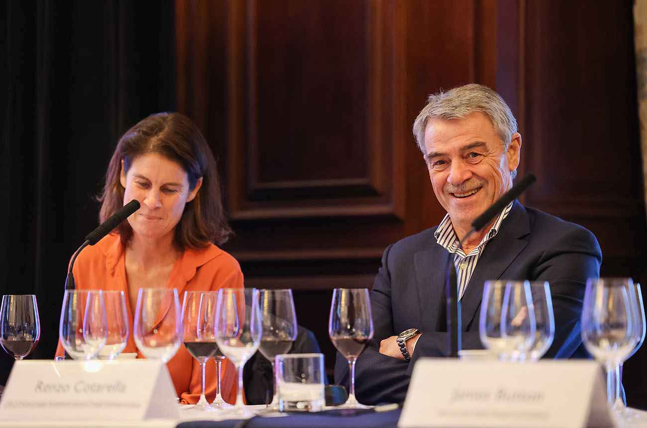 Alessia Antinori and Renzo Cotarella at Decanter's London Fine Wine Encounter 2025