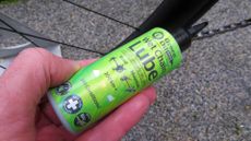 Green oil chain lube application 