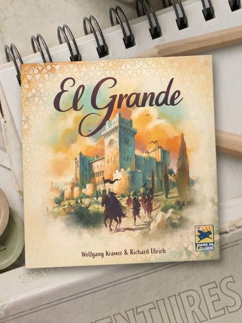 Hans Im Gl&uuml;ck El Grande Board Game - Engage in Medieval Intrigue in 15th Century Spain! Area Control Strategy Game for Kids & Adults, Ages 12+, 2-5 Players, 90 Min Playtime