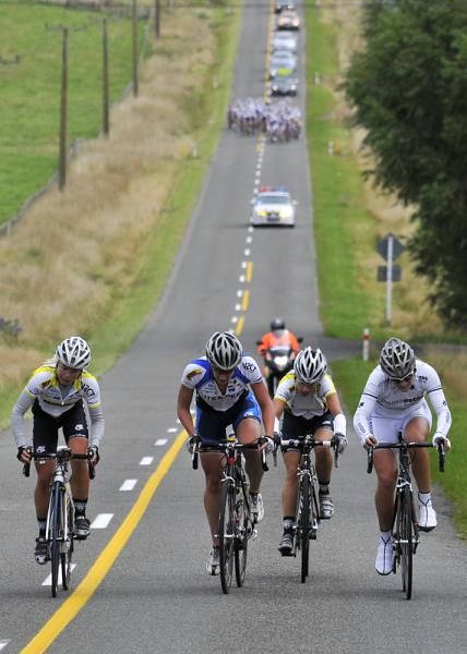 The peloton has the leaders in their sights.