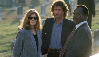 Rene Russo, Mel Gibson and Danny Glover in Lethal Weapon 3