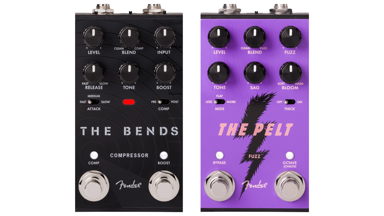 Fender Bends V2 Compressor and Pelt V2 Fuzz