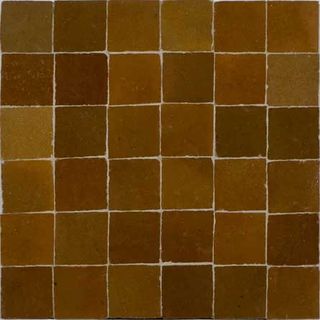 terracotta brown zellige tile