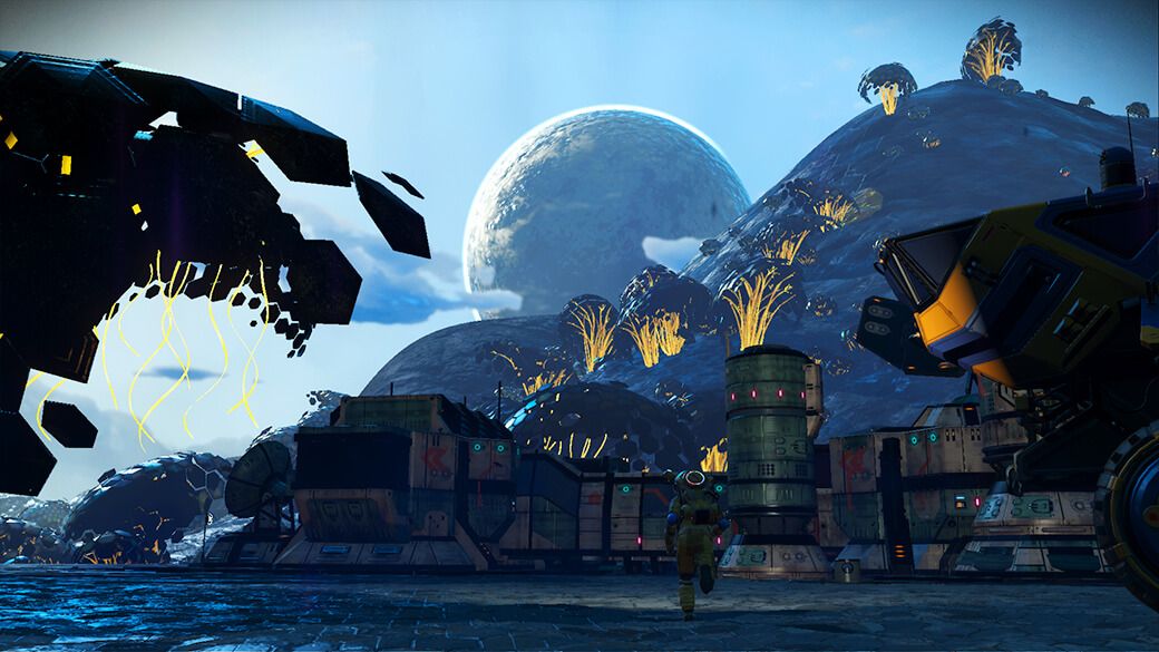 Explore mysterious, abandoned buildings on dead planets.