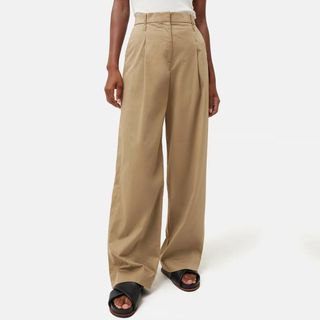 Jigsaw beige suit trousers 