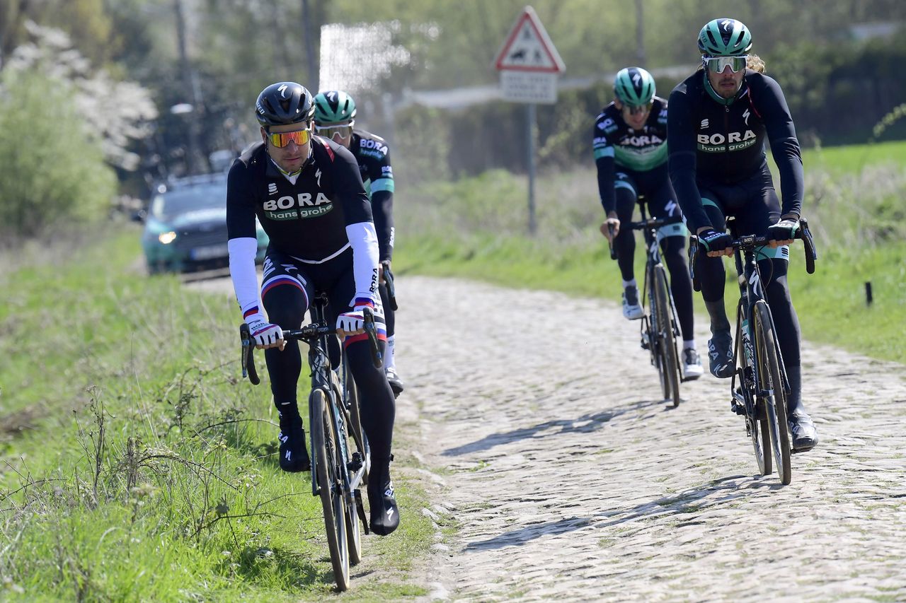 Bora-Hansgrohe's Peter Sagan takes the smoother path