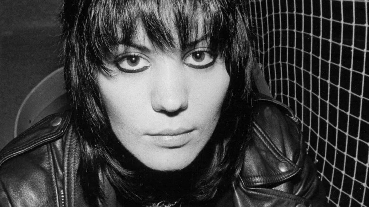 Joan Jett in close-up