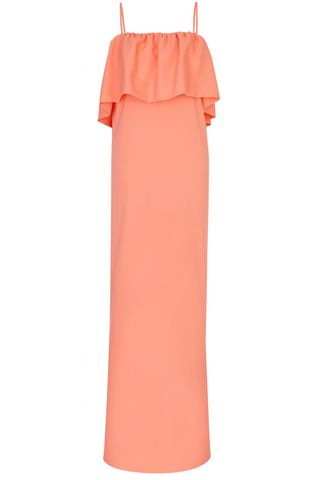 MSGM Pink Ruffle Maxi Dress At My Wardrobe, Was £342, Now £171