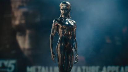 Julia Garner as Silver Surfer in The Fantastic Four: First Steps