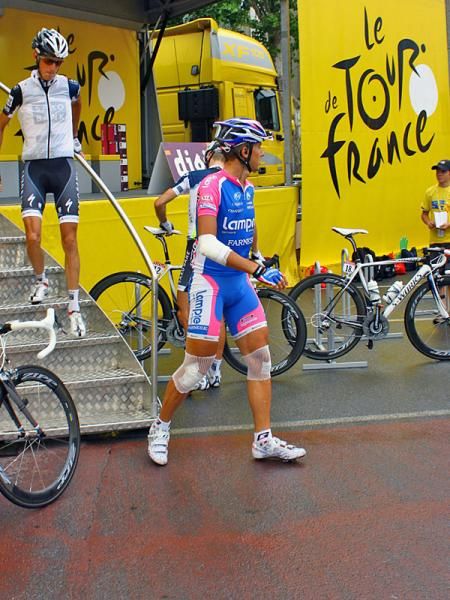 This Lampre rider clearly hasn't had a great opening few days.