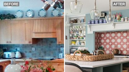 kitchen makeover before after 