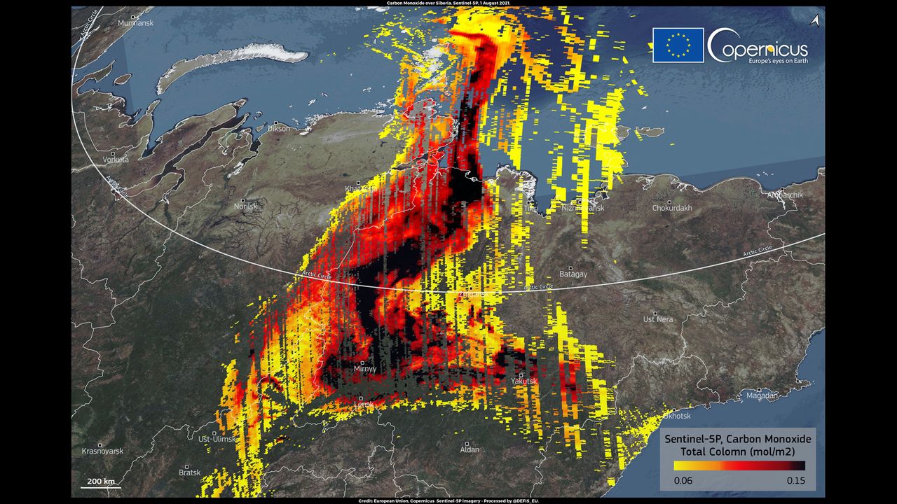 Wildfires in Siberia have broken an annual record for fire related carbon emissions, generating more carbon dioxide equivalent than an average European country produces in a year.