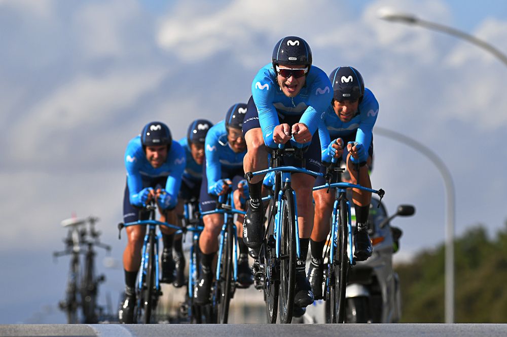 Movistar ride to 15th at the Tirreno-Adriatico TTT