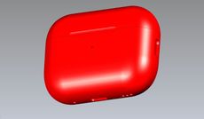 Apple AirPods Pro 2 charging case in red colorway