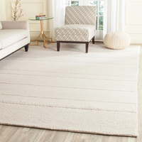 Natura striped braided wool rug, Walmart