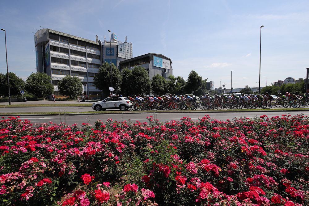 Scenery along the route of stage 4 at Tour de Slovenie