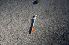 heroin, needle
