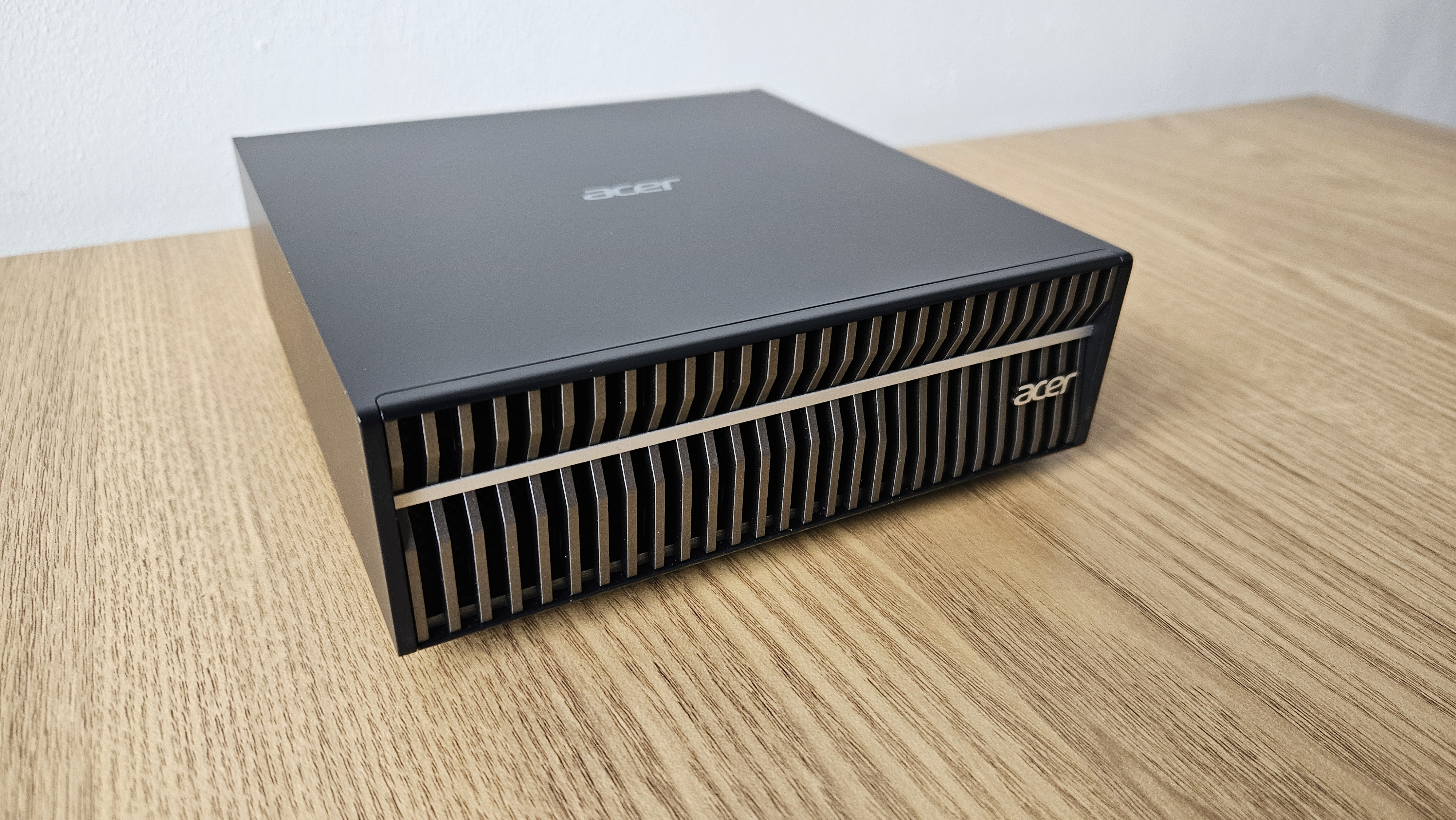 The Acer Veriton GN100 on a desk