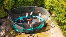 trampoline accessories kids jumping on a trampoline