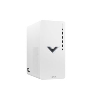 An HP Victus 15L gaming PC against a white background