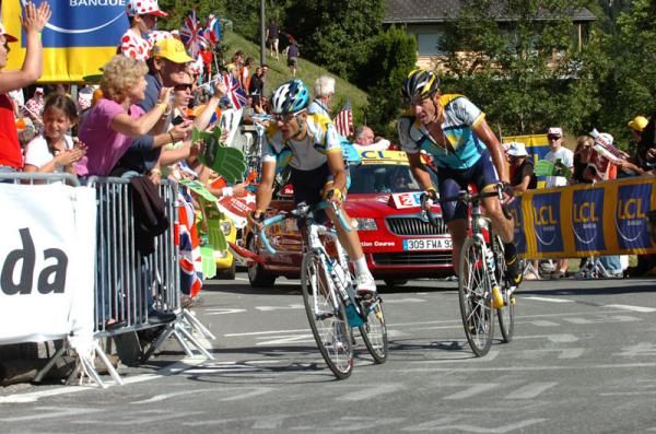 Contador has attacked, leaving Andreas Kl&ouml;den with the task of pacing Lance Armstrong in 2009