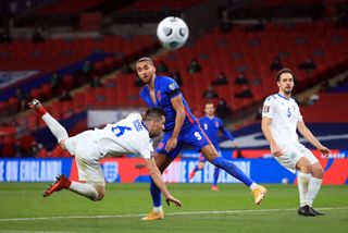 Dominic Calvert-Lewin scored twice for England