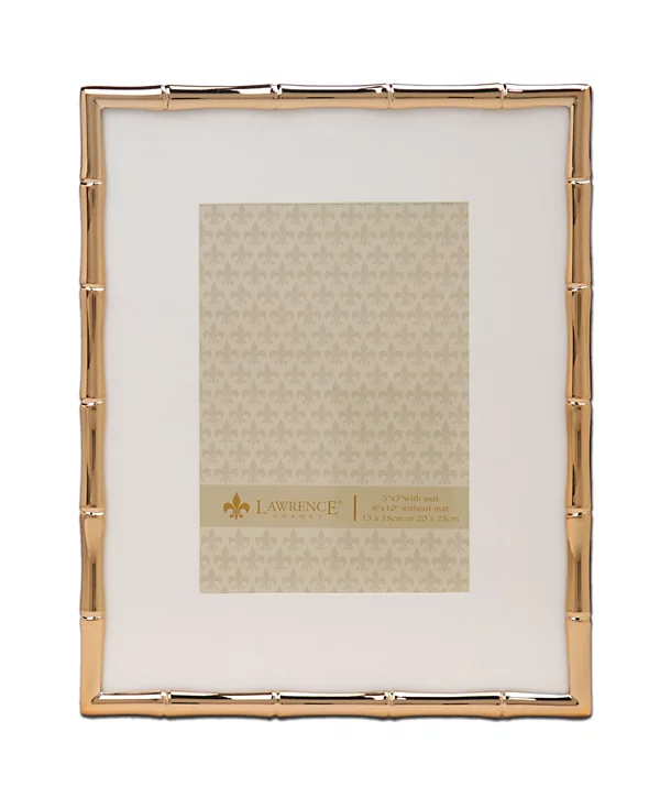 Gold bamboo picture frame