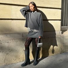 Nordstrom 2025 buys; gray outfit