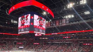 Video Scoreboard at Amerant Bank Arena