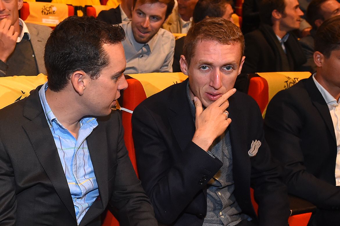 Dan Martin at the 2017 Tour de France presentation
